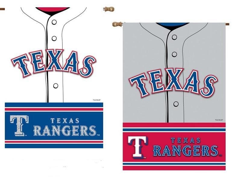 Texas Rangers Flag 2 Sided Jersey House Banner 1