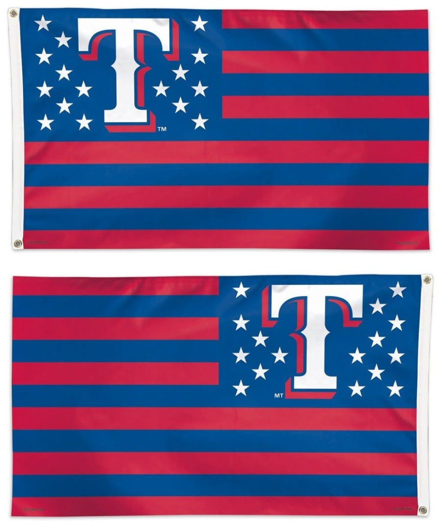 Texas Rangers Flag 3x5 Americana Stars Stripes
