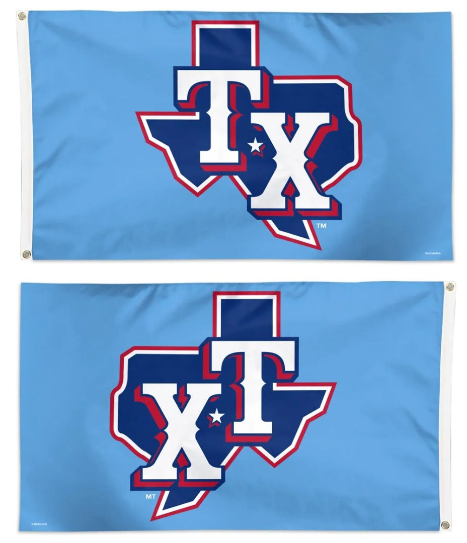 Texas Rangers Flag 3x5 Blue