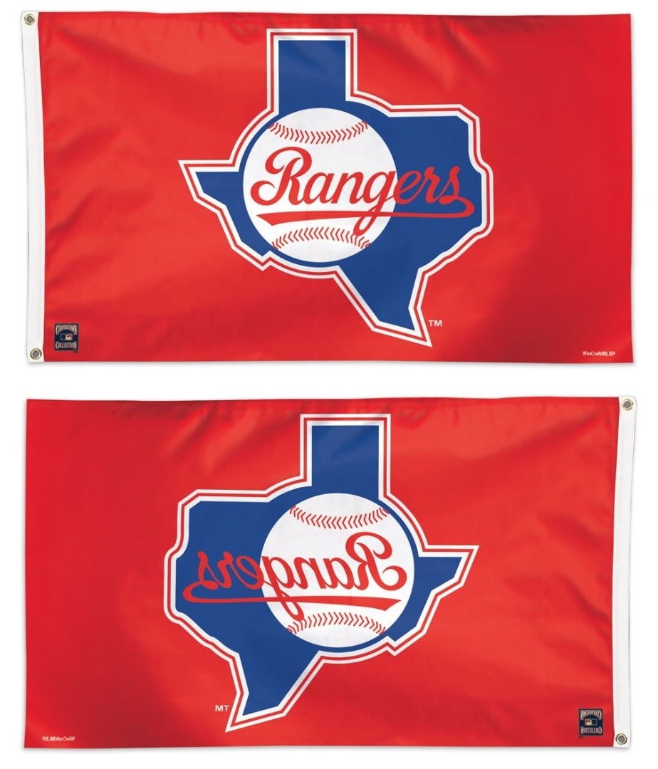 Texas Rangers Flag 3x5 Red