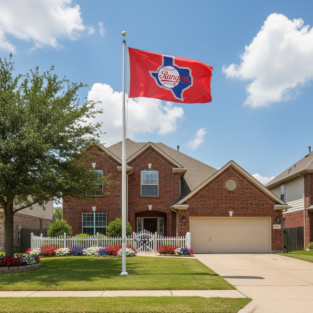Texas Rangers Flag 3x5 Red