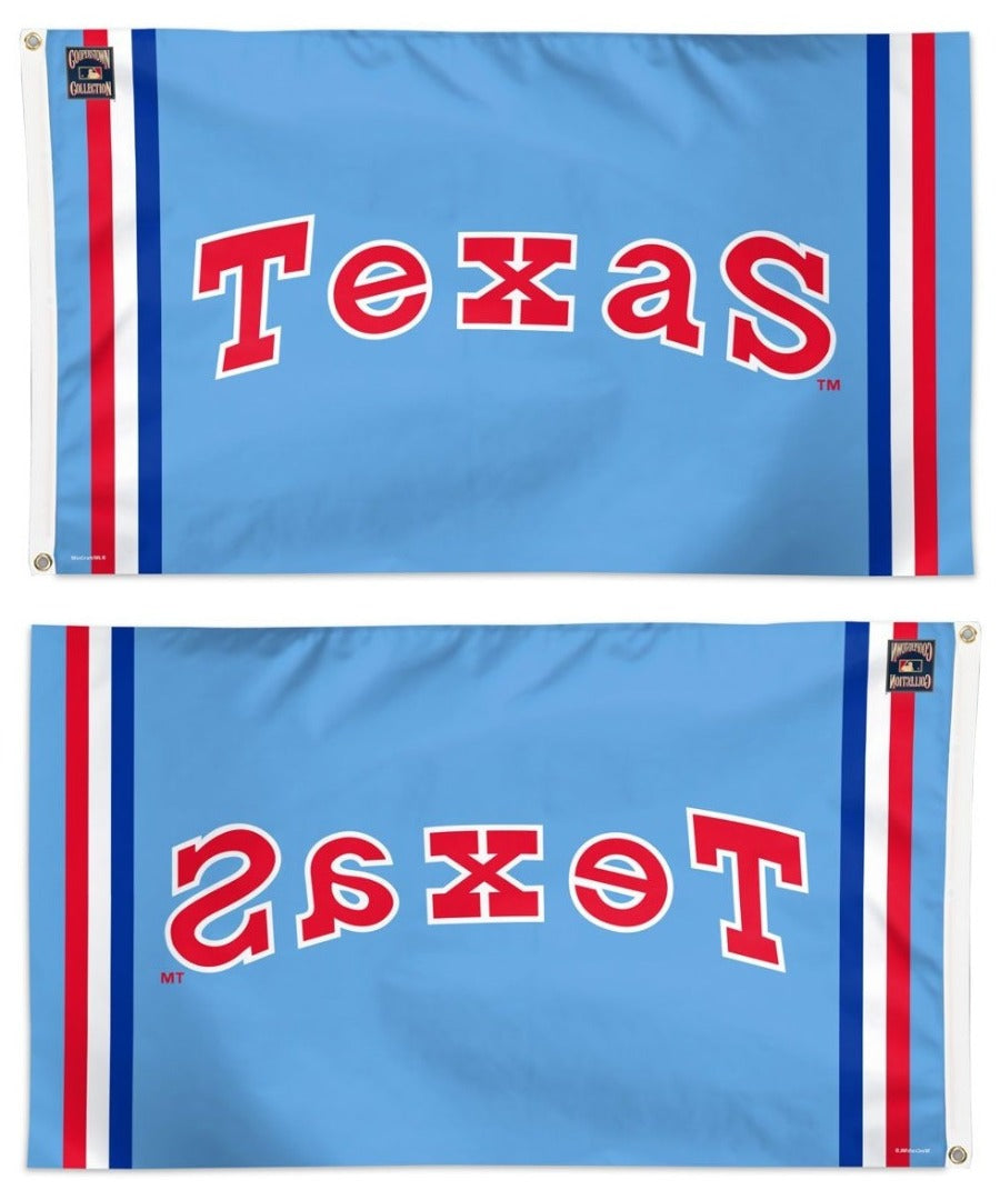 Texas Rangers Flag 3x5 Wordmark