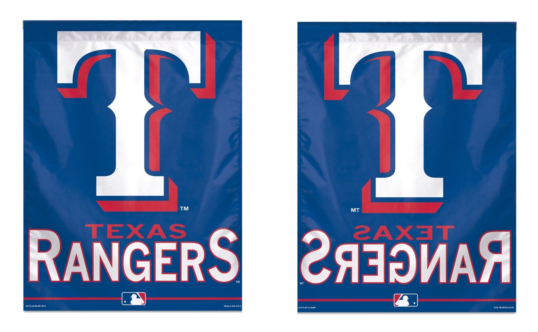 Texas Rangers Flag Logo House Banner