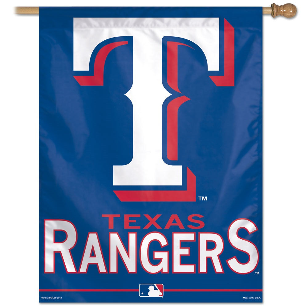 Texas Rangers Flag Logo House Banner