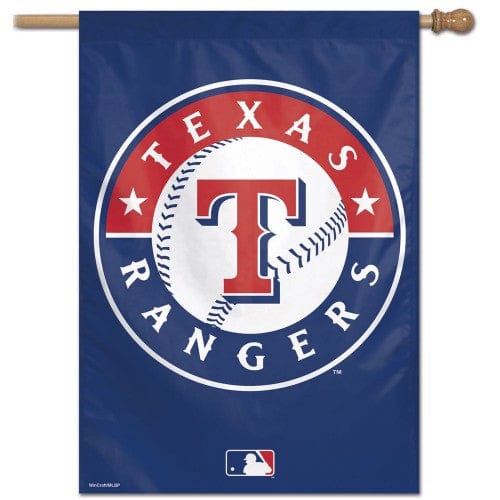 Texas Rangers Flag Vertical House Banner 3