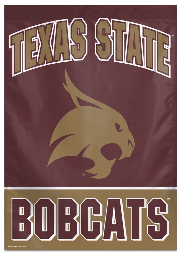 Texas State University Flag Vertical House Banner