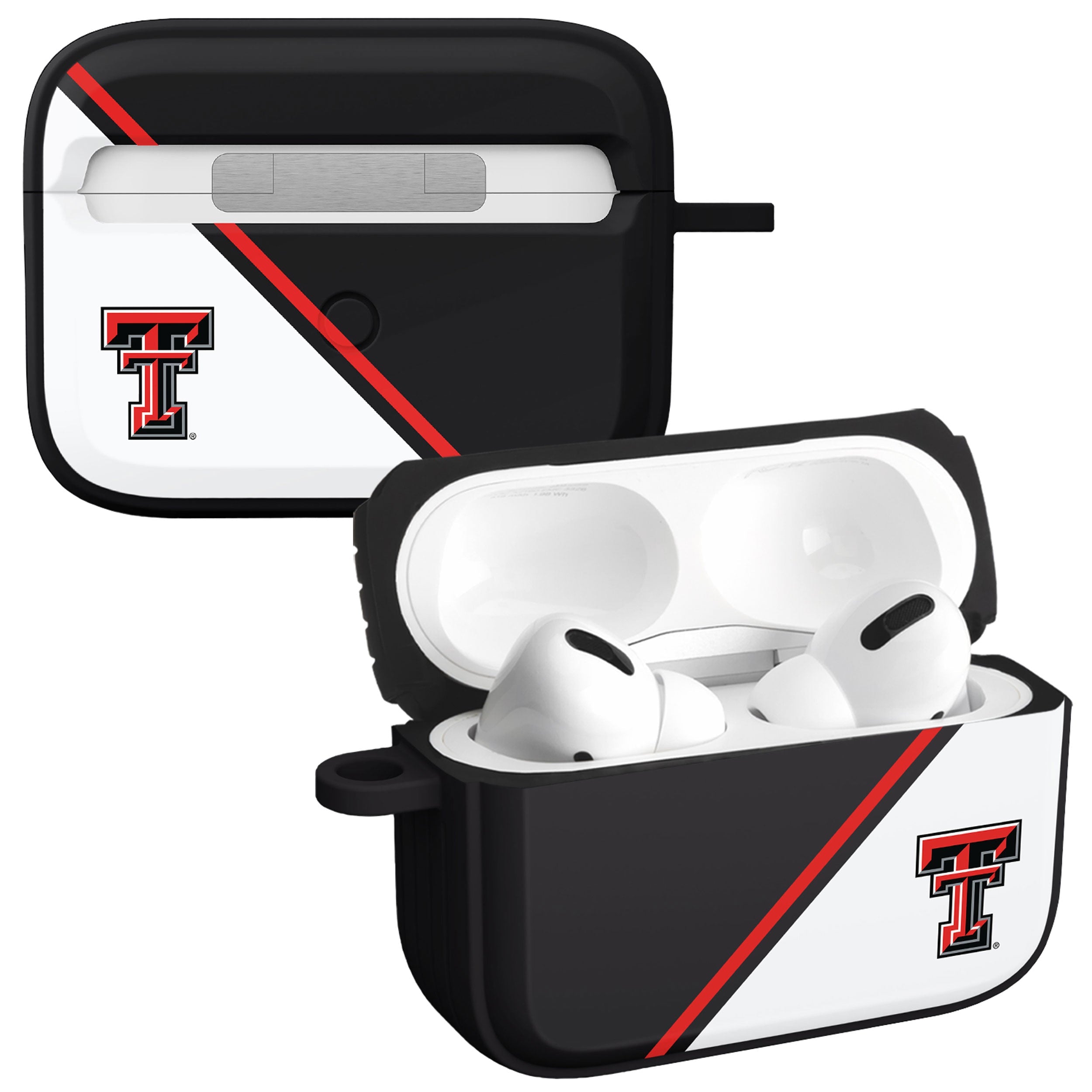 Texas Tech Red Raiders HDX Champion Series Apple AirPods Pro 1 & 2 Case Cover 1