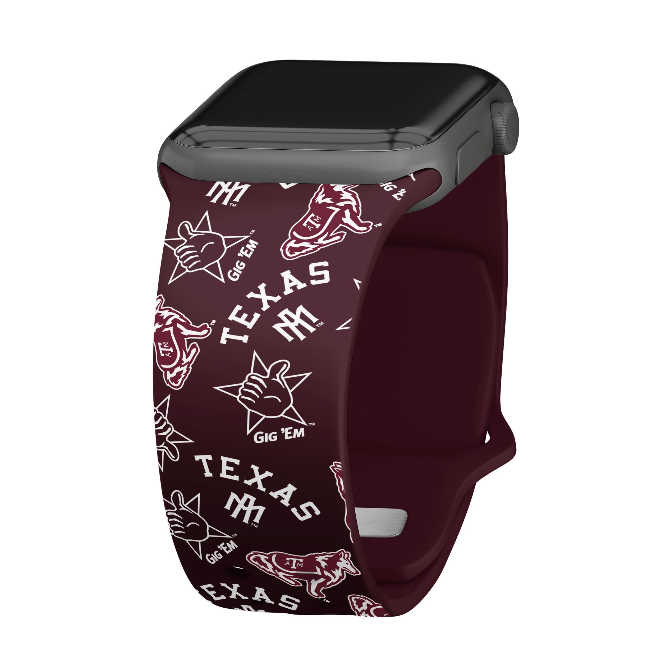 Texas A&M Aggies HD Apple Watch Band 9