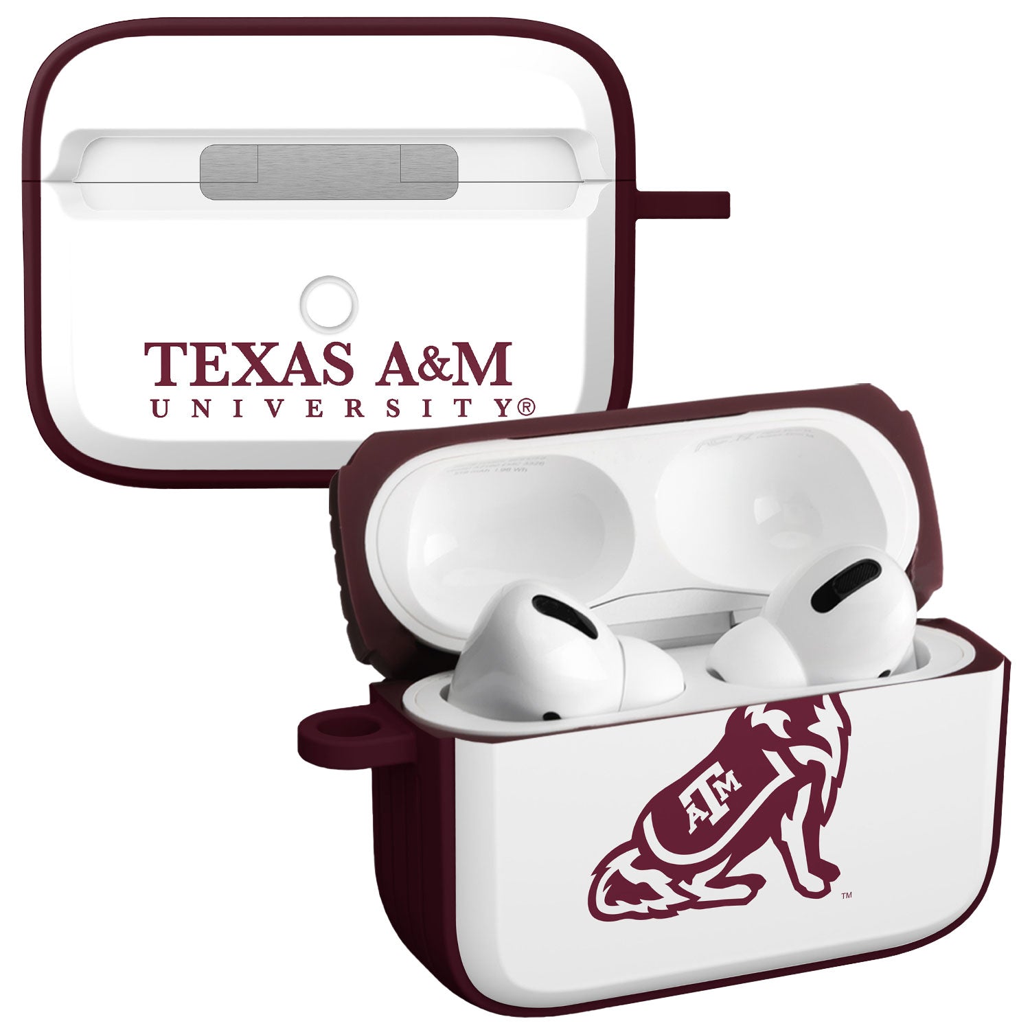 Texas A&M Aggies HDX Apple Airpods Pro 1 & 2 Case Cover 6