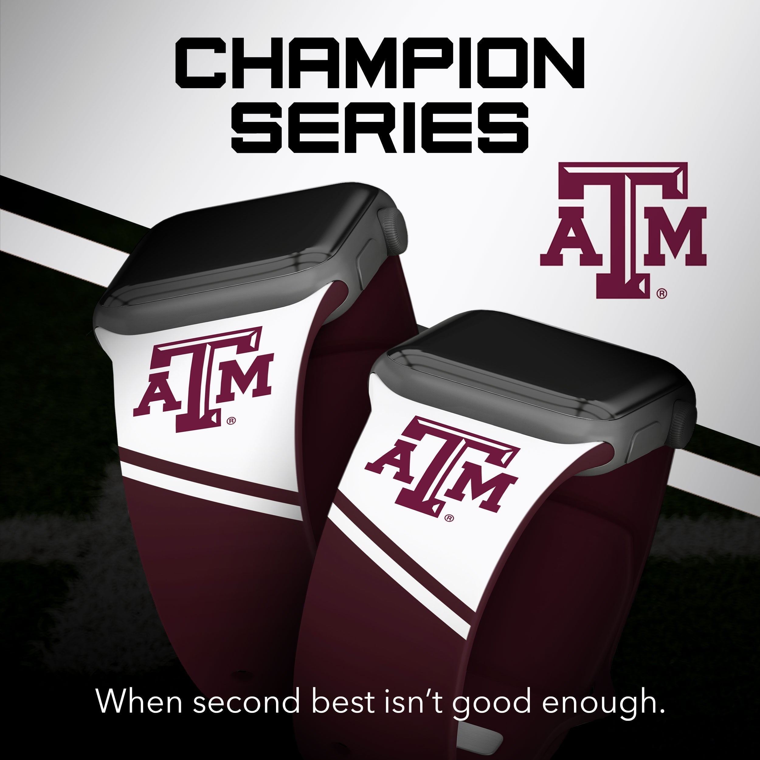 Texas A&M Aggies HD Apple Watch Band 18