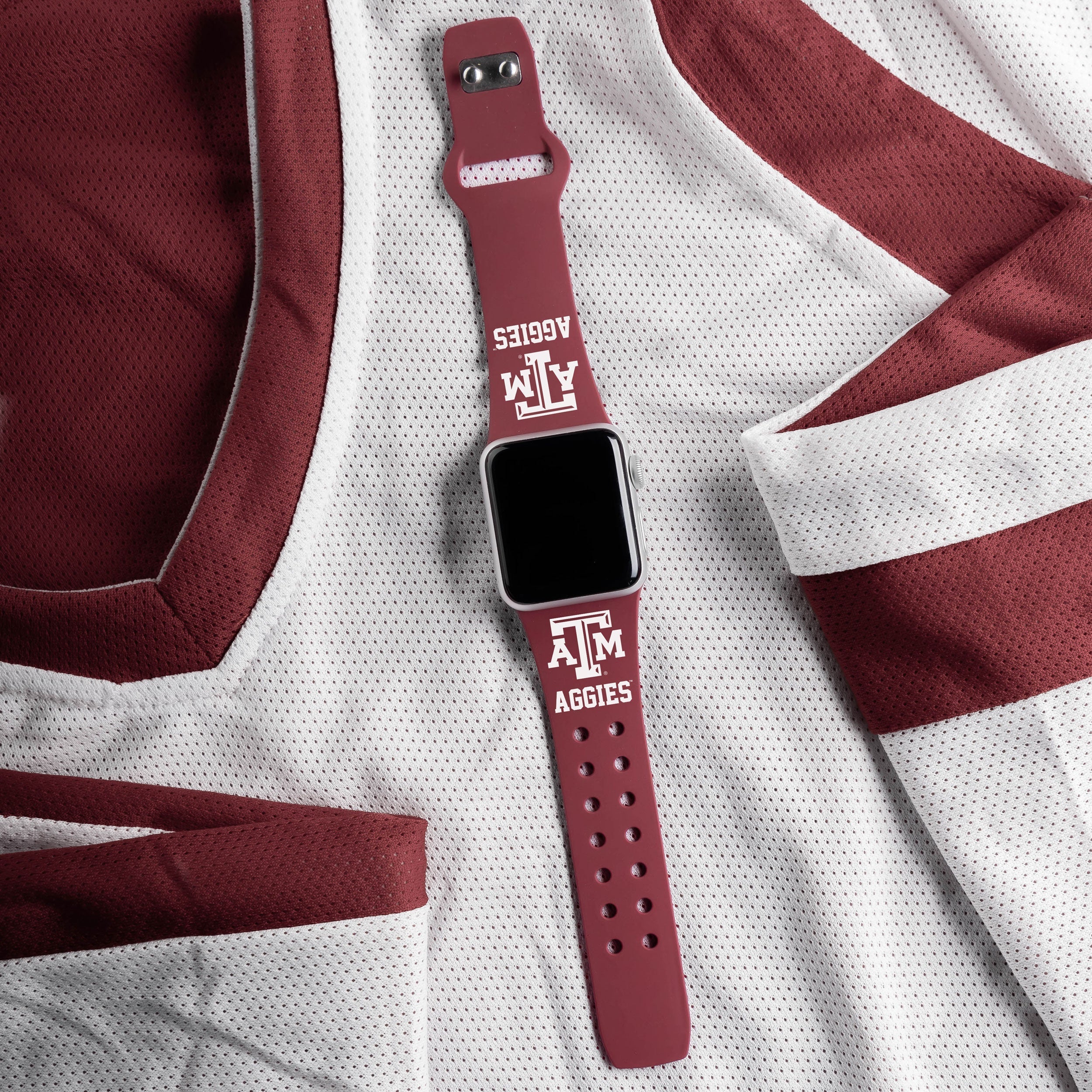Texas A&M Aggies HD Apple Watch Band 15