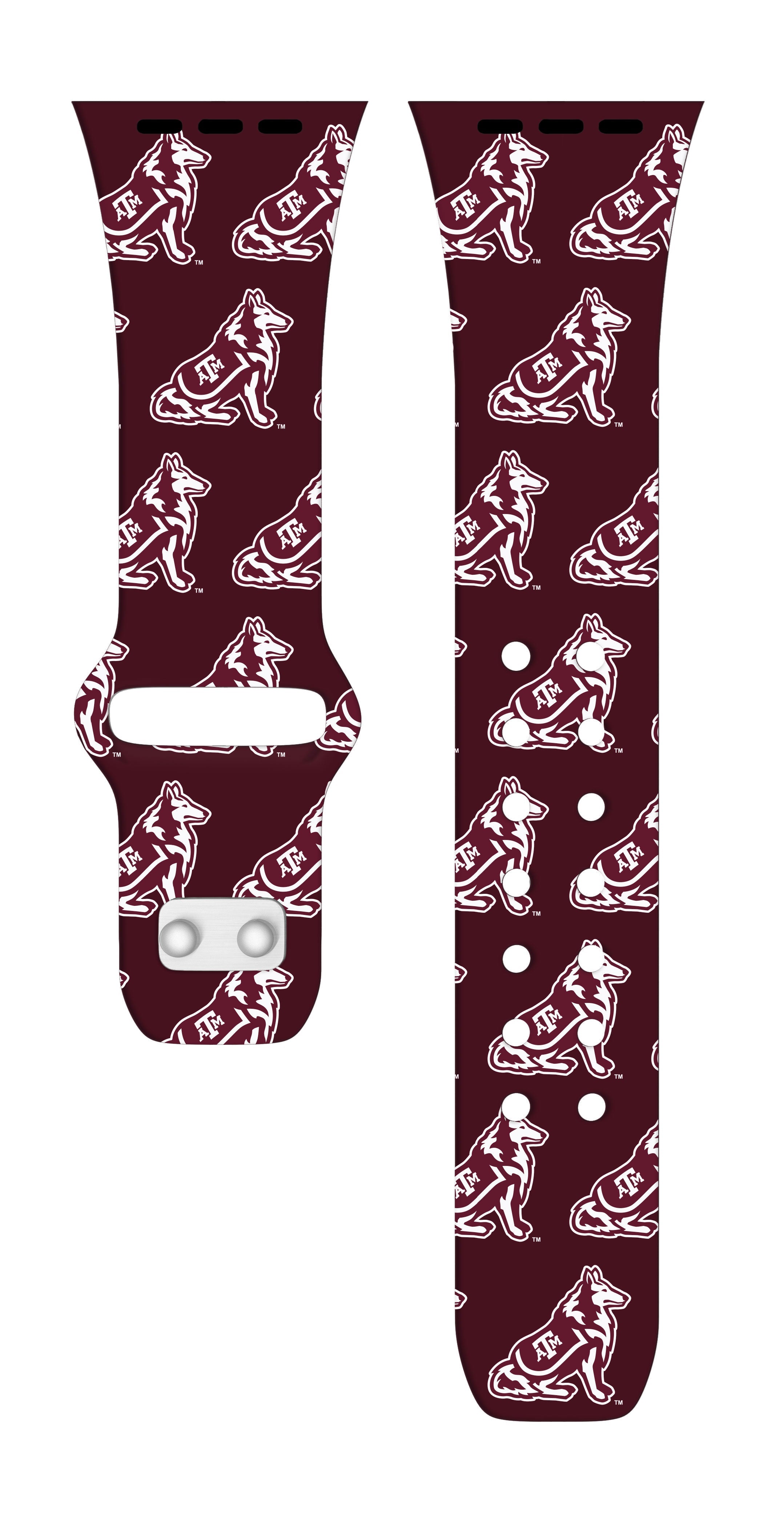 Texas A&M Aggies HD Apple Watch Band 8