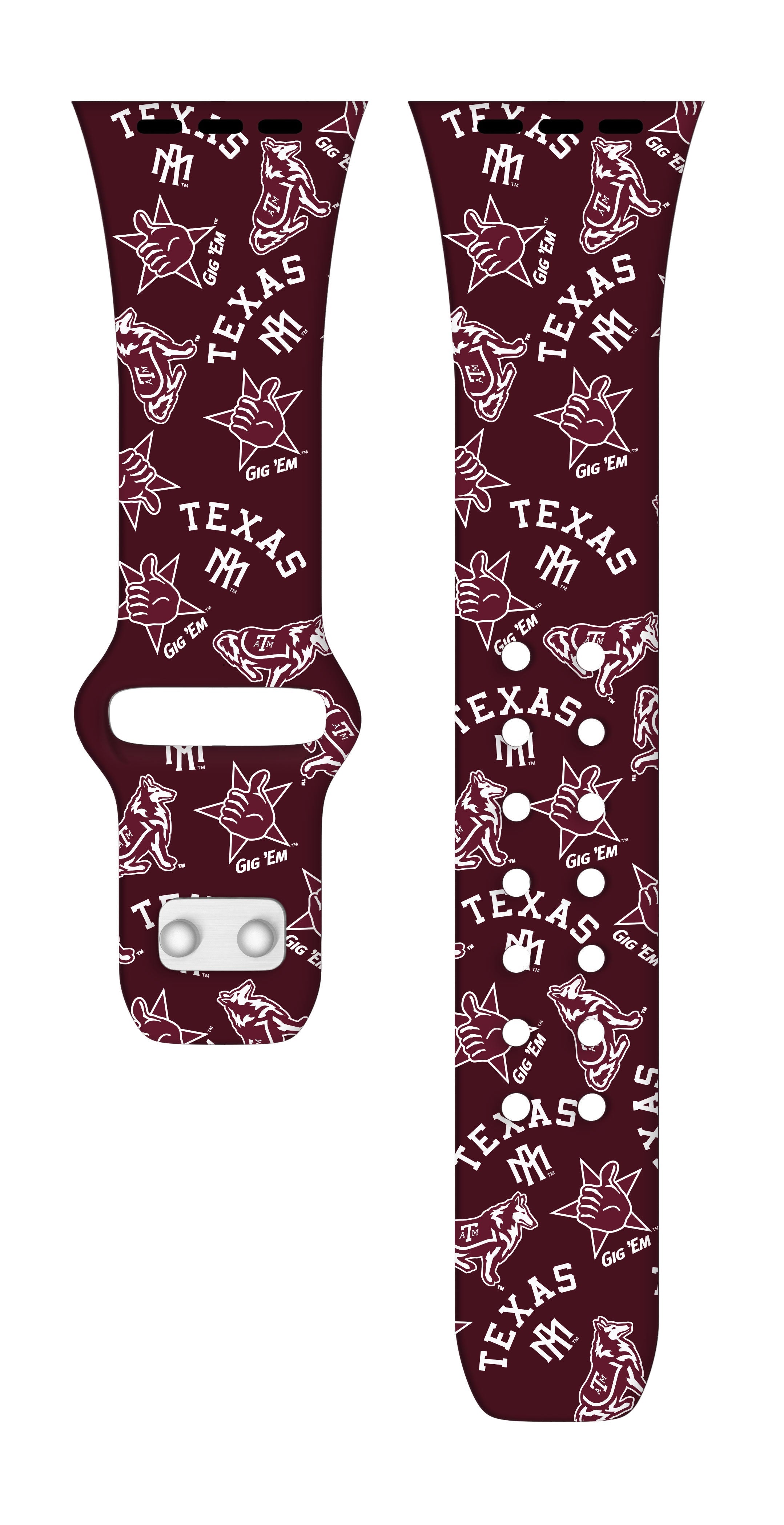 Texas A&M Aggies HD Apple Watch Band 12