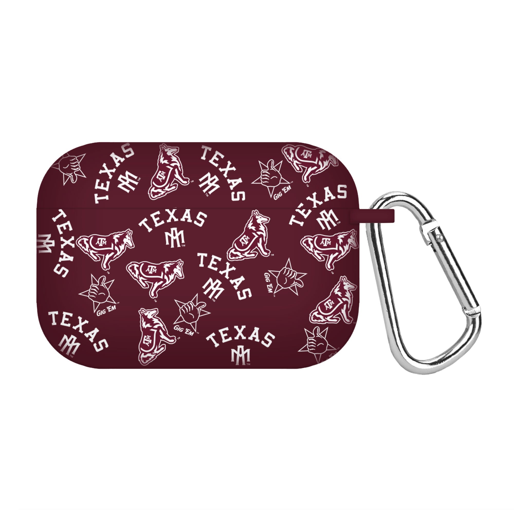 Texas A&M Aggies HD AirPods Pro 1 & 2 Case Cover 5