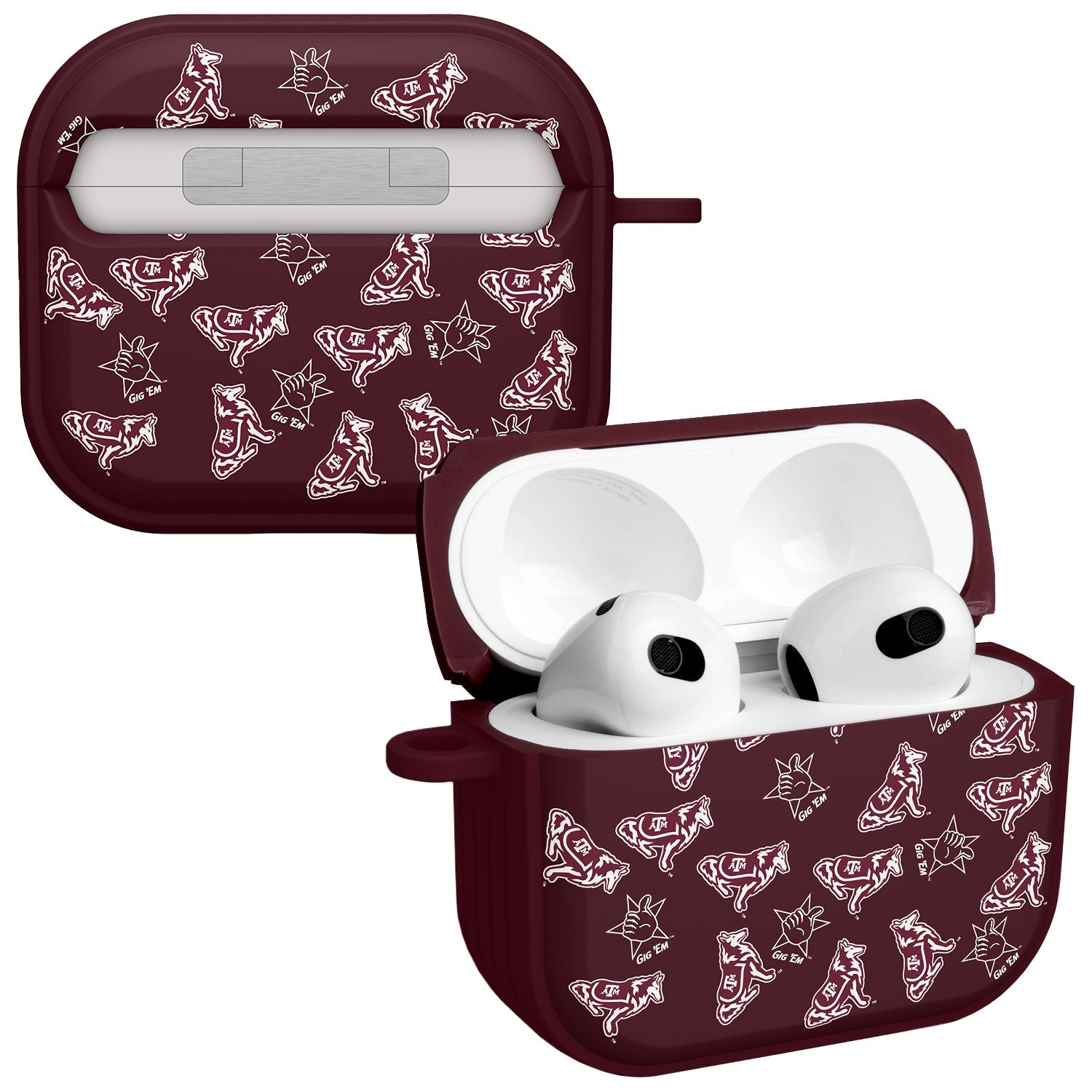 Texas A&M Aggies HDX Apple Airpods Pro 1 & 2 Case Cover 10