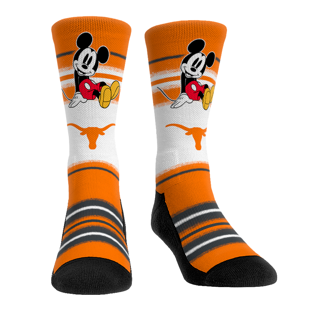 Texas Longhorns - Disney  - Sit Stripe | Rock 'Em Socks 1