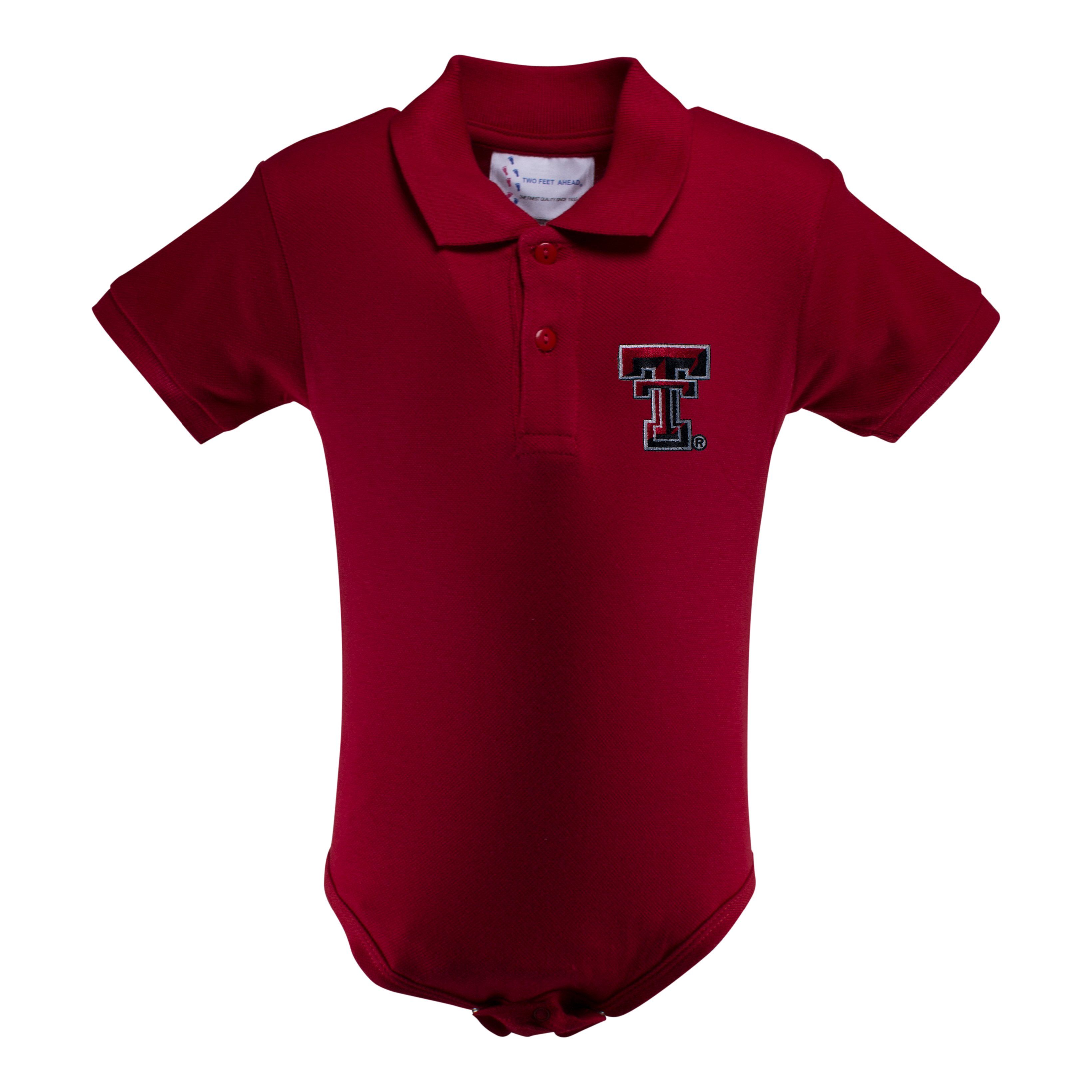 Texas Tech Golf Shirt Romper | Two Feet Ahead