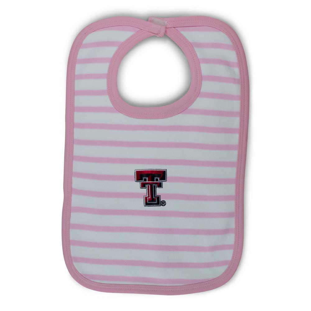 Texas Tech Infant Stripe Knit Bib | Two Feet Ahead