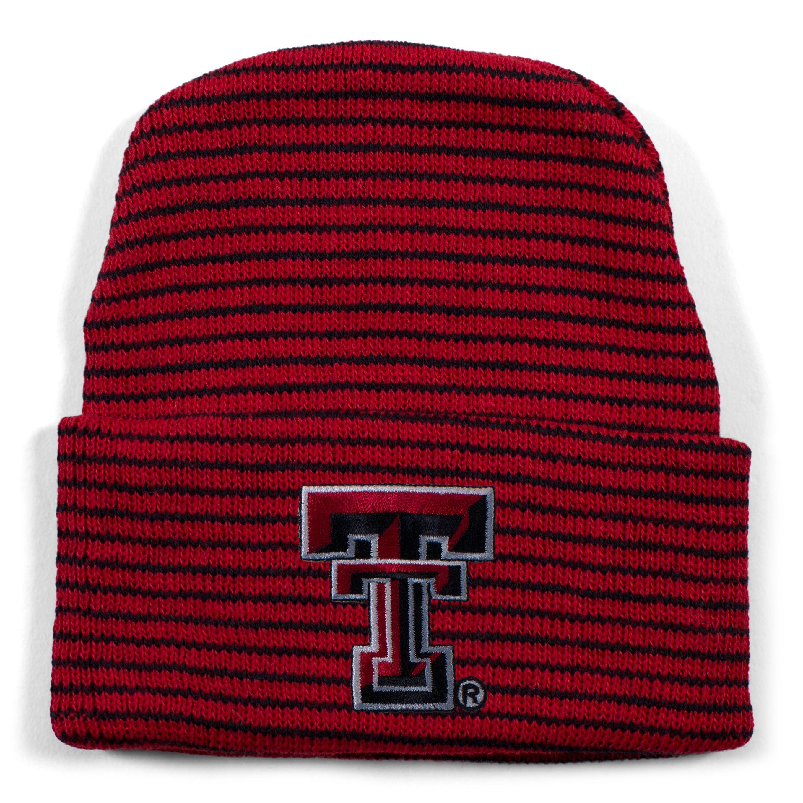Texas Tech Stripe Knit Cap