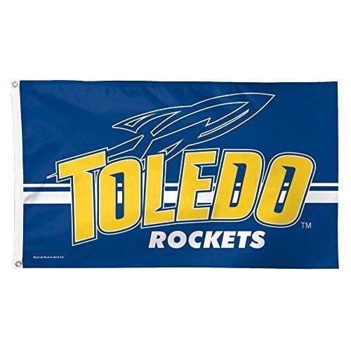 Toledo Rockets Flag 3x5 Blue Logo