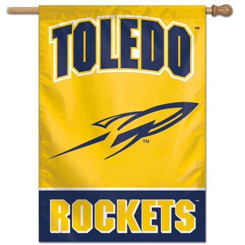 Toledo Rockets Flag Yellow House Banner
