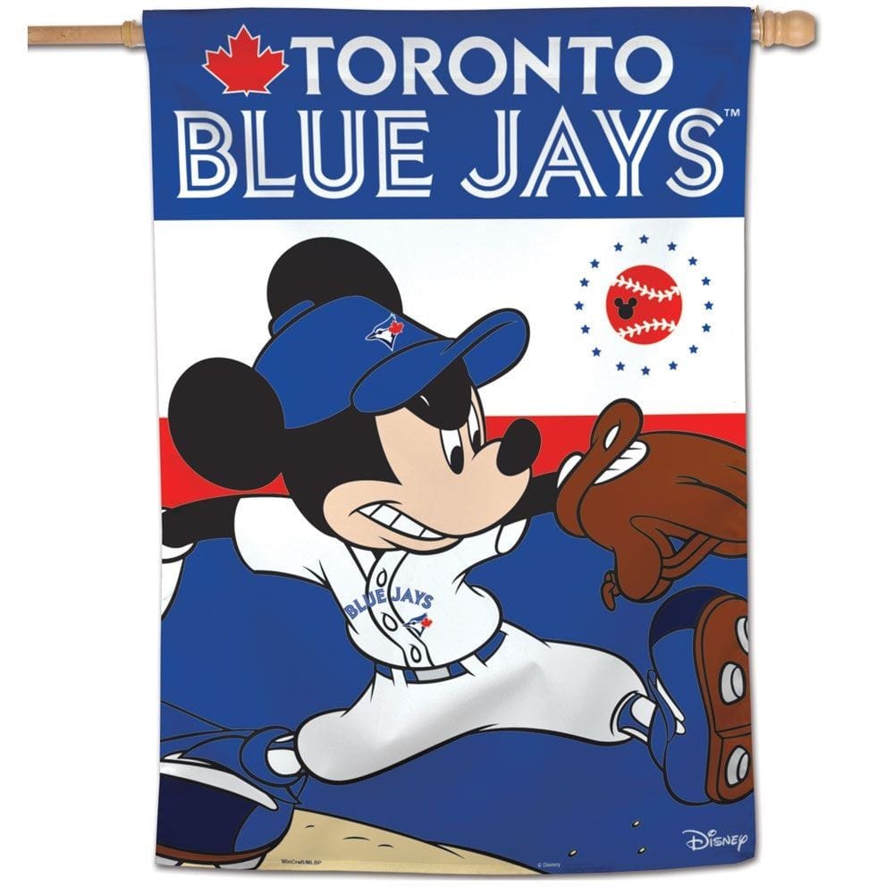 Toronto Blue Jays Flag Mickey Mouse Baseball 1