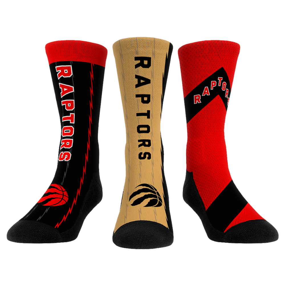 Toronto Raptors - Ultimate Jersey - 3-Pack | Rock 'Em Socks 1