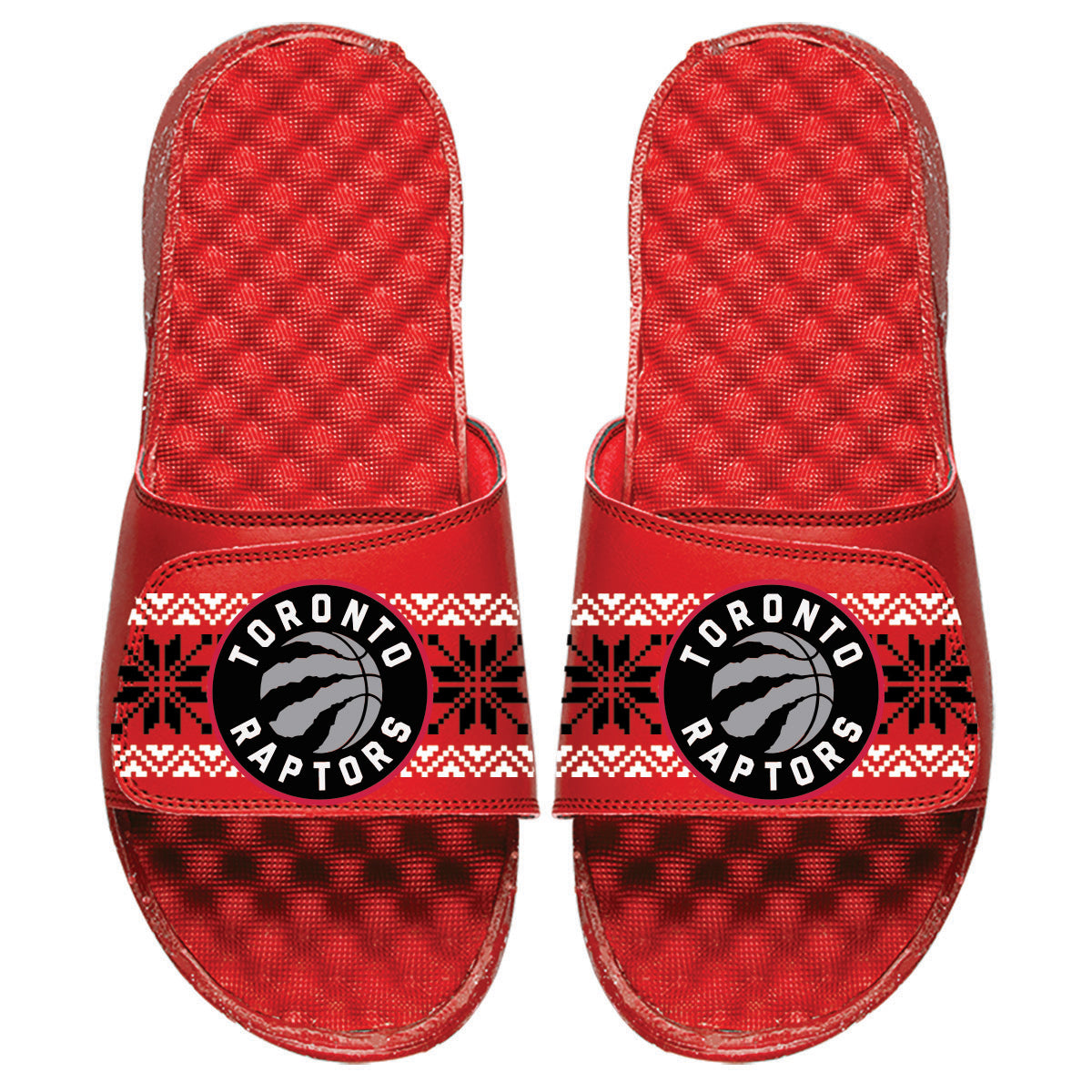 Toronto Raptors Ugly Sweater Slides 2