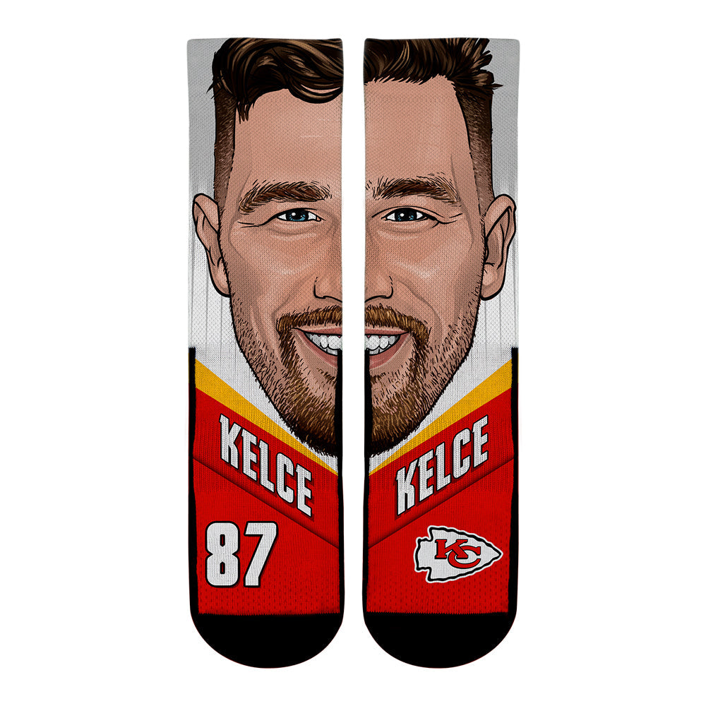 Travis Kelce - Kansas City Chiefs  - Game Face | Rock 'Em Socks