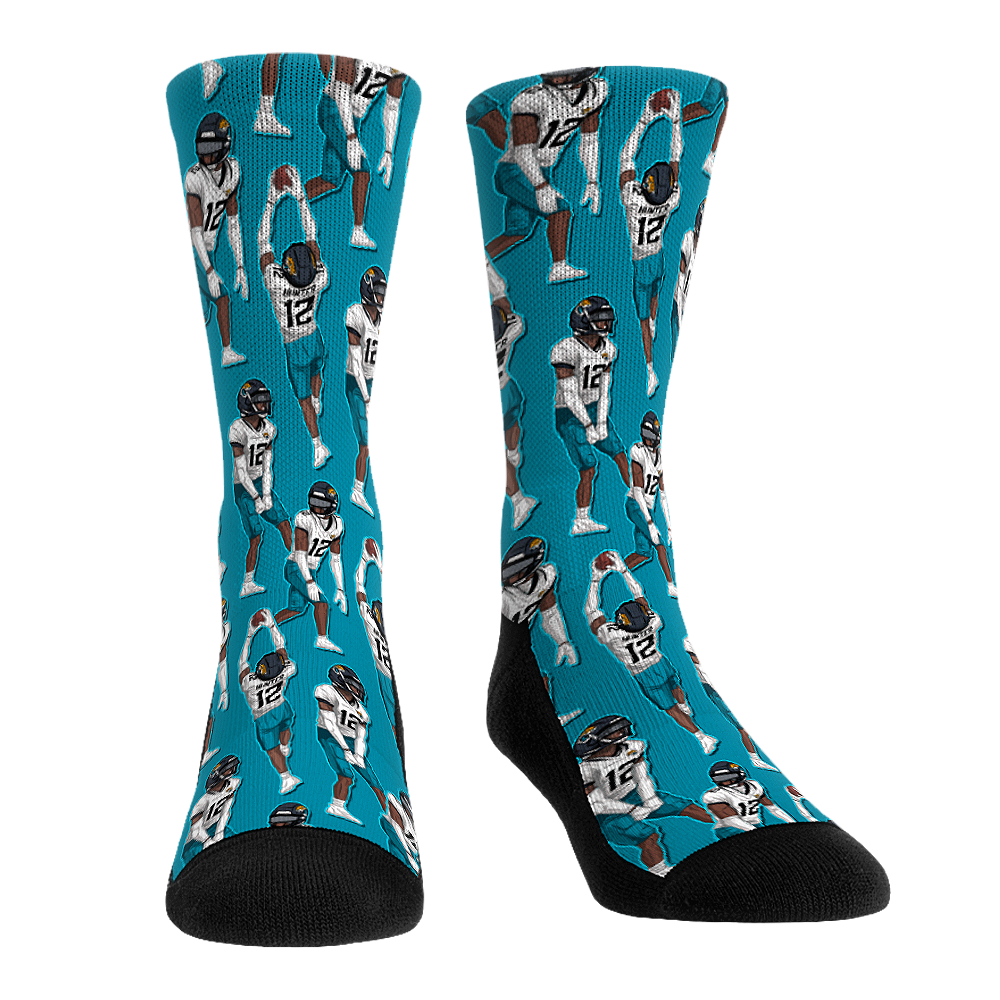 Travis Hunter - Jacksonville Jaguars  - Celebration | Rock 'Em Socks 1