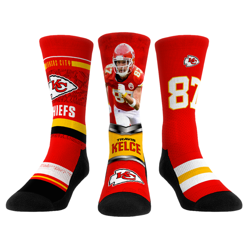 Travis Kelce - Kansas City Chiefs  - Pro 3-Pack | Rock 'Em Socks