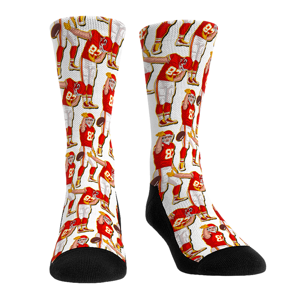 Travis Kelce - Kansas City Chiefs - Celebration | Rock 'Em Socks