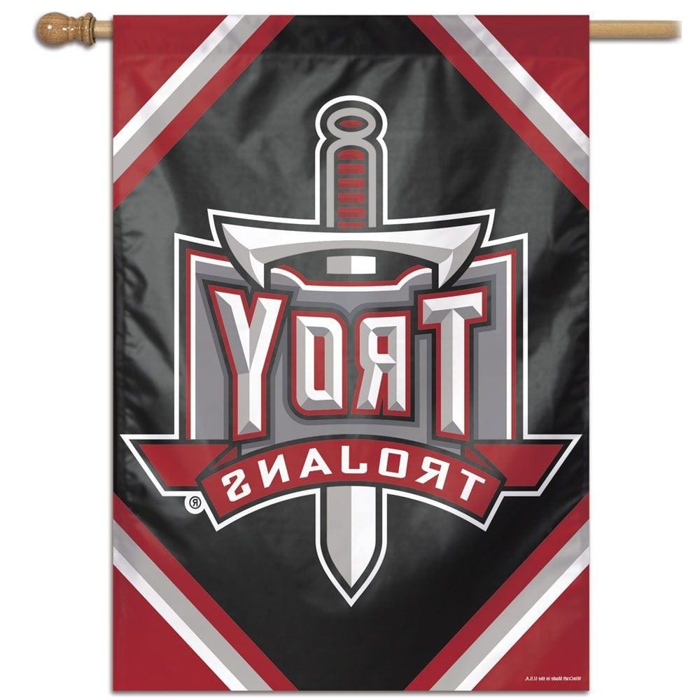 Troy University Flag Trojans House Banner
