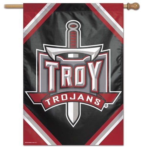 Troy University Flag Trojans House Banner