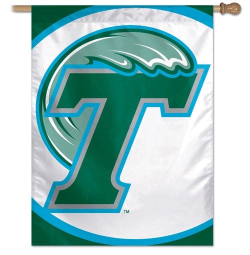 Tulane Green Wave Banner Throwback House Flag 3