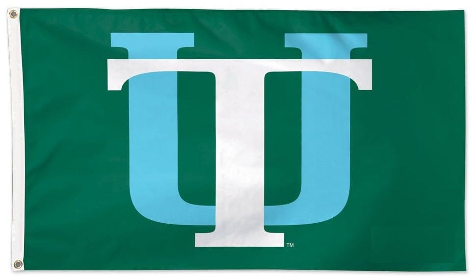 Tulane University Flag 3x5 Vault Logo 2 Sided