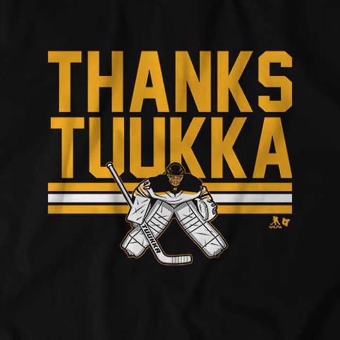 Tuukka Rask: Thanks Tuukka 5