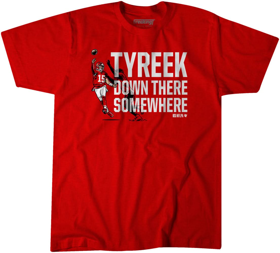 Patrick Mahomes: Tyreek Down There Somewhere 1
