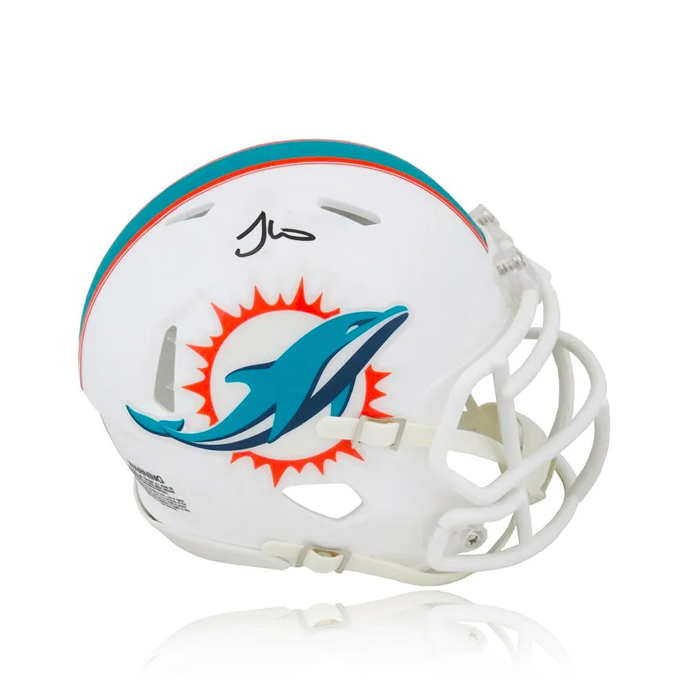 Tyreek Hill Miami Dolphins Autographed Football Speed Helmet 1