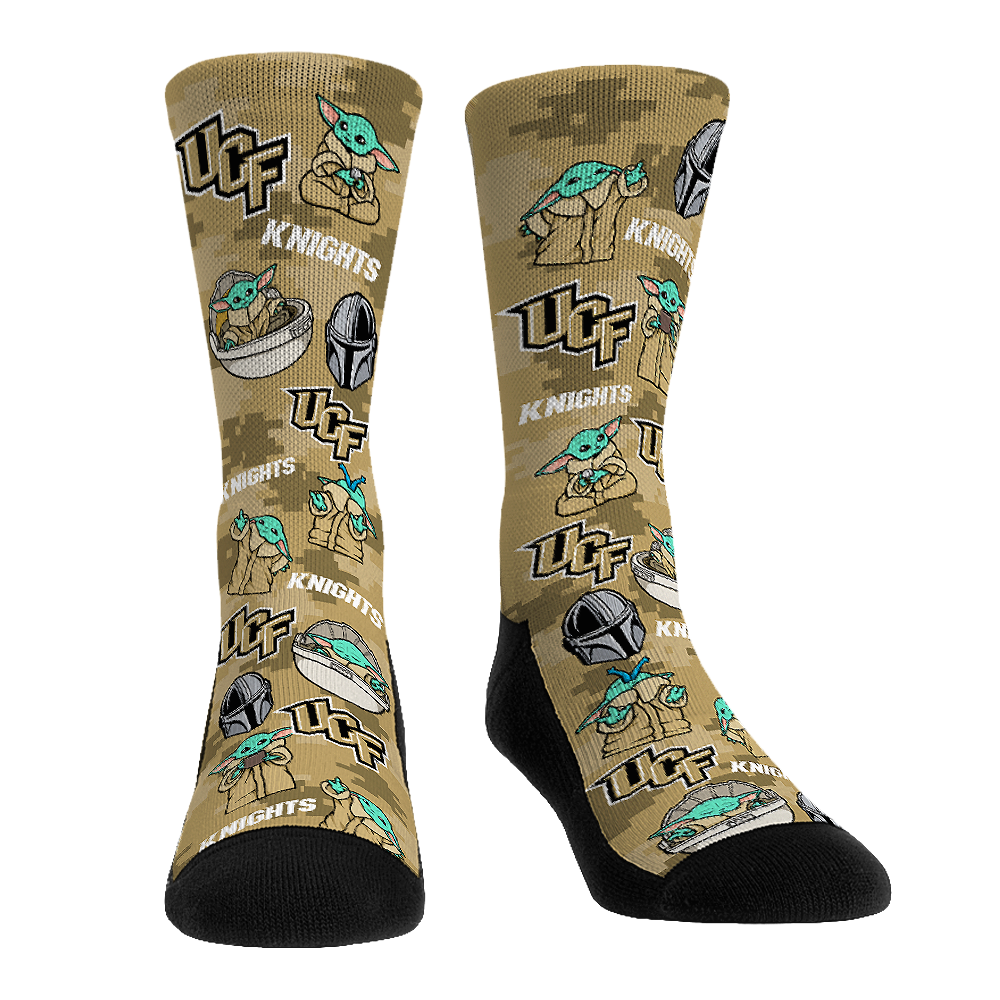 UCF Knights - Star Wars  - Grogu All-Over | Rock 'Em Socks
