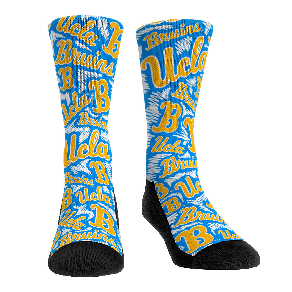 UCLA Bruins - Logo Sketch | Rock 'Em Socks