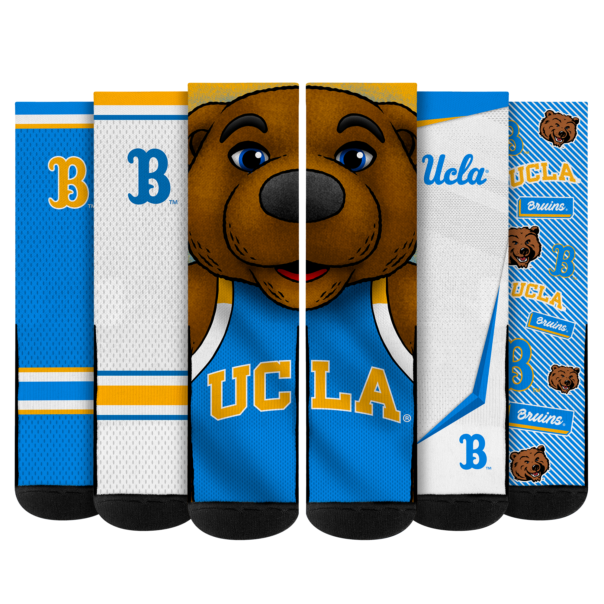 UCLA Bruins - Super Fan Bundle 5-Pack | Rock 'Em Socks