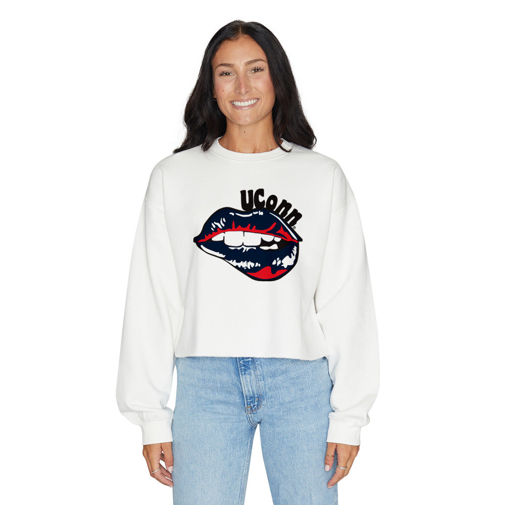 UConn Lips Crewneck | lojobands