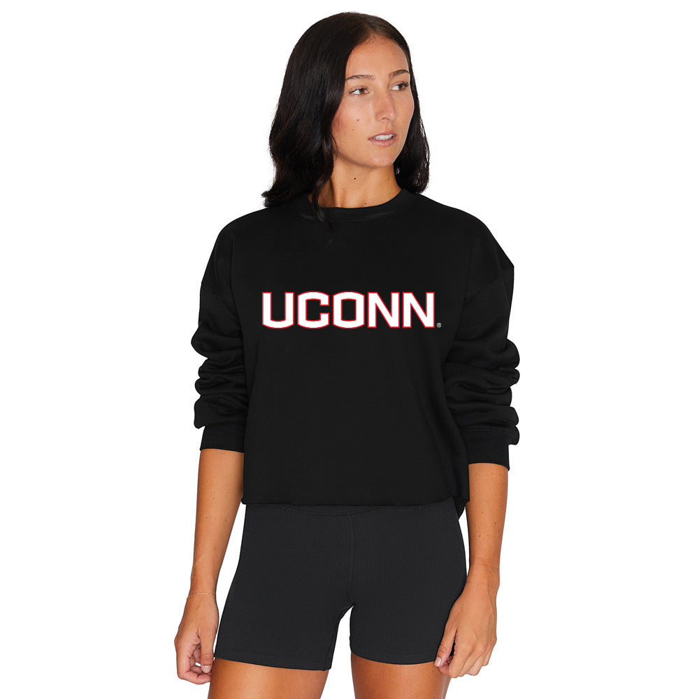 UConn Black Crewneck | lojobands 3