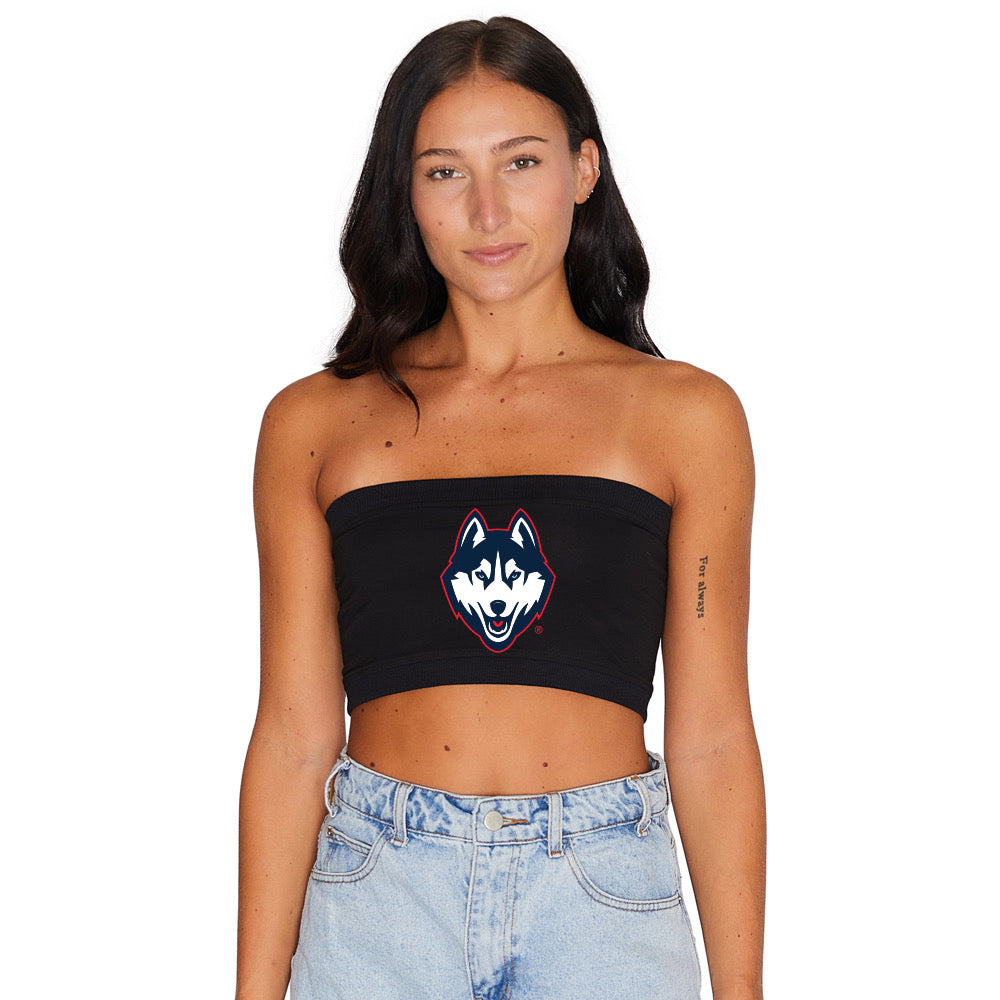 UConn Black Bandeau Top | lojobands