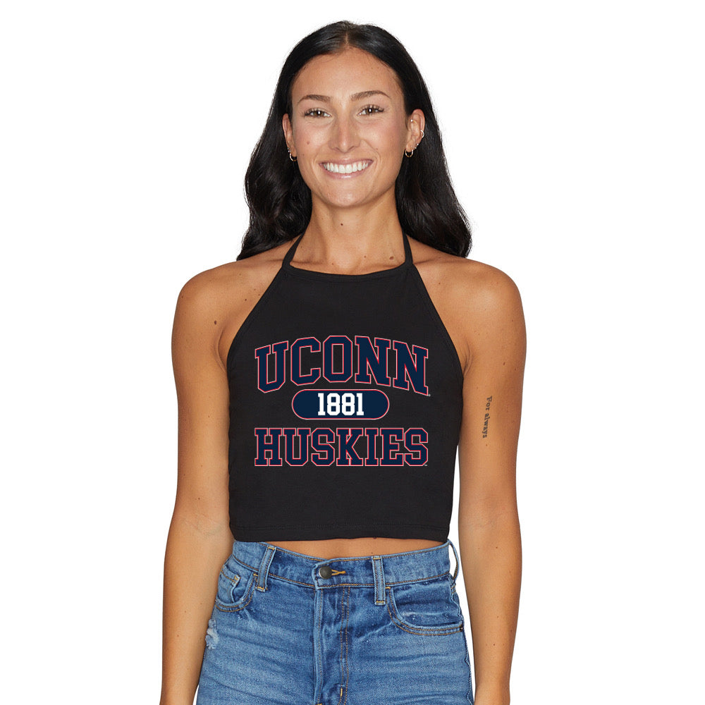 UConn Black Halter Top | lojobands