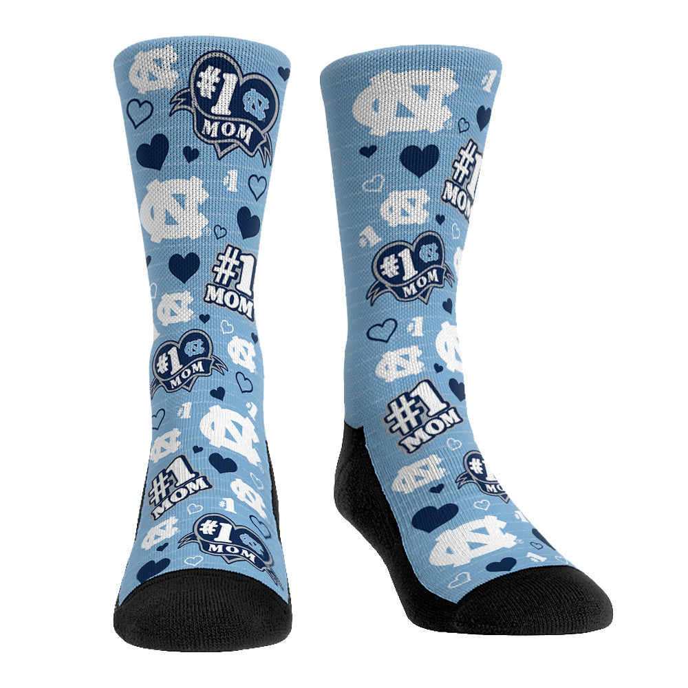 North Carolina Tar Heels - #1 Mom | Rock 'Em Socks 1