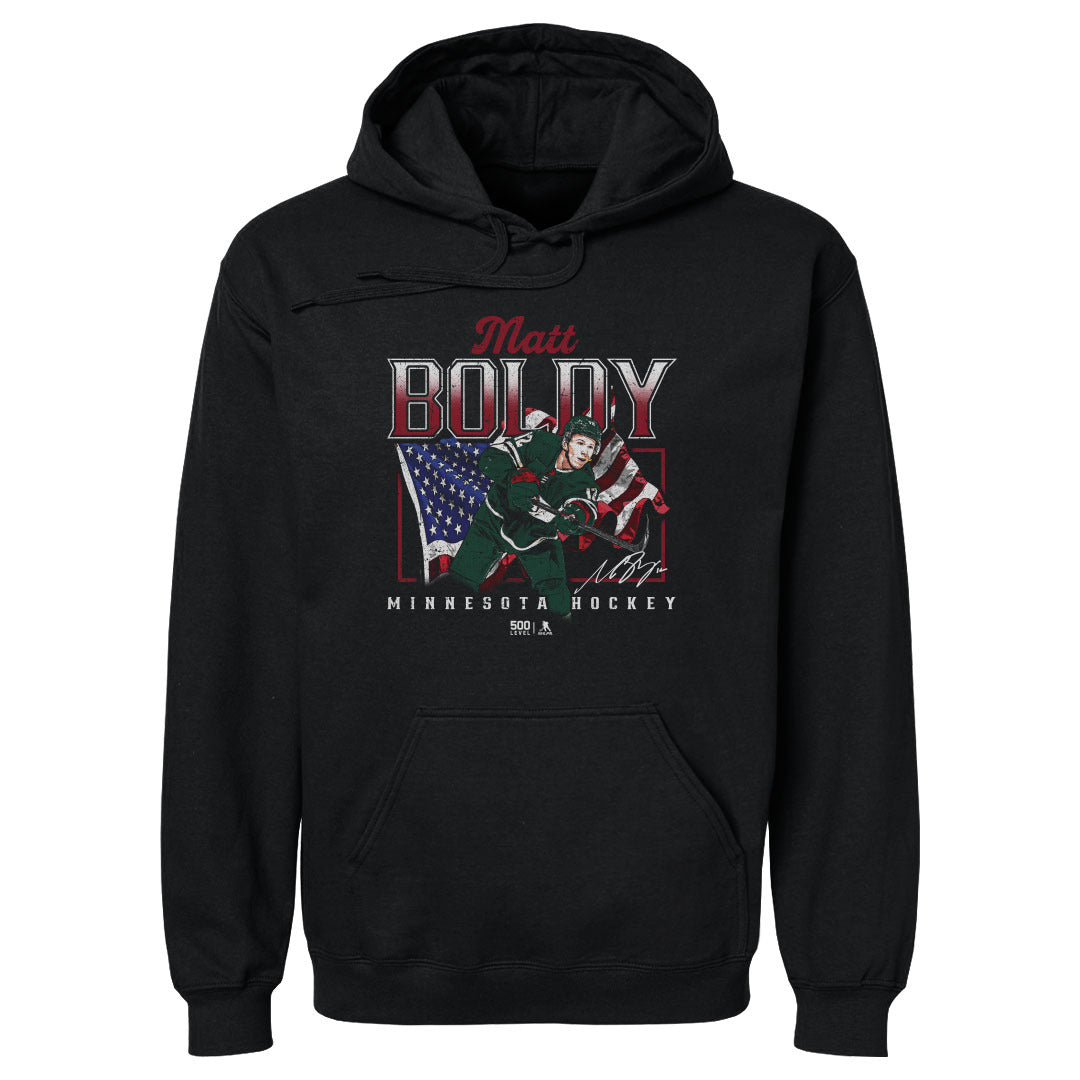 Matt Boldy Minnesota USA Flag