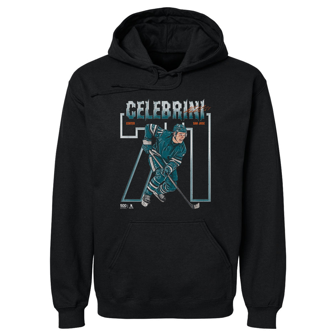 Macklin Celebrini San Jose Number Outline