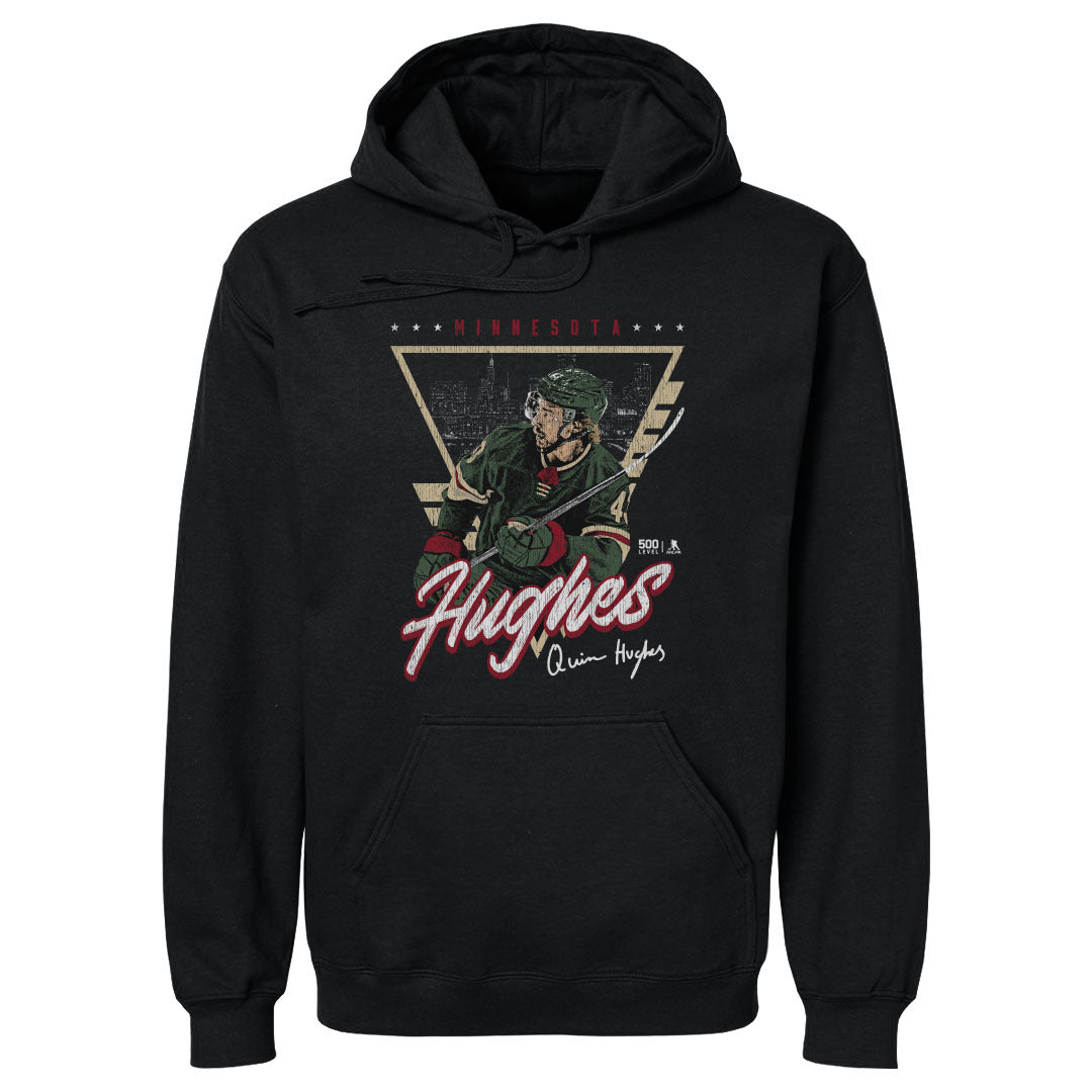 Quinn Hughes Minnesota Triangle Retro